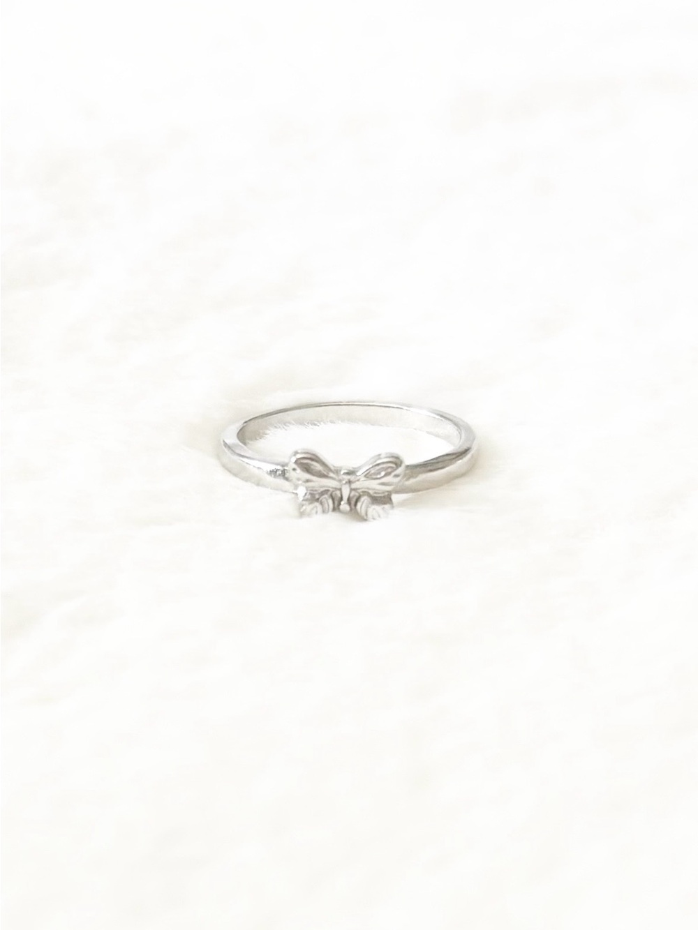 5/$15 🩷 MUST BUNDLE Silver Butterfly Accent Ring